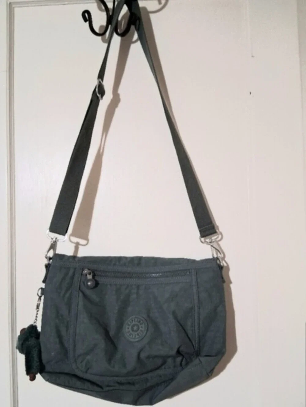 Dark Green Kipling Crossbody Bag Lightweight Durable Travel Casual School